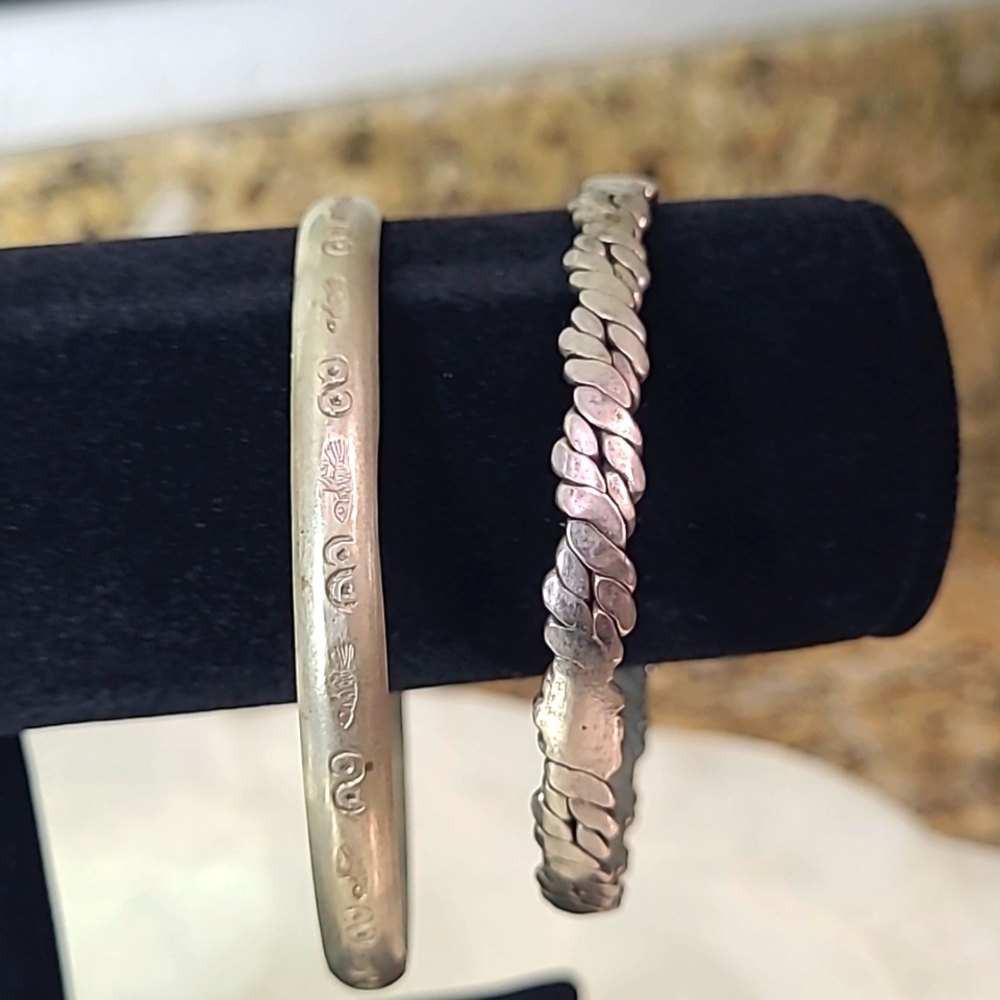 Vintage Mexican Bangle Set